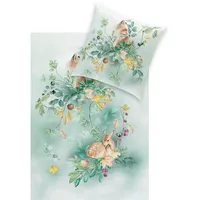 Estella Bettwäsche Ferdinand Kuschelflanell jade | Gr.: 135x200 cm