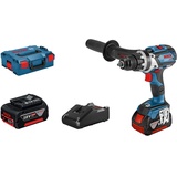 Bosch Professional 18V System Akku Bohrschrauber GSR 18V-110 C (max. Drehmoment: 110 Nm, max. Schrauben-Ø: 12 mm, inkl. 2x 5.0Ah Akku, Schnellladegerät GAL 18V-40, L-BOXX)