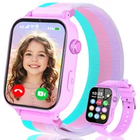4G Smartwatch Kinder, Kinder Telefonuhr mit GPS, WIFI, SOS, Telefon/Videoanruf/Voice Chat, Schulmodus, Wecker, Schrittzähler, Spiele, kinderuhr Smart Uhr für Jungen Mädchen 4-12 Geschenk, Violett