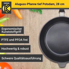 Krüger Potsdam Bratpfanne 28 cm tief