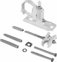 Arbonia Wandkonsolen Set f. 2-Säuler RR fertiglackiert AF - 7738306759 von Buder...