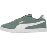 Puma Club II Jr Sneaker, Green Moon White, 39 EU / 39 EU