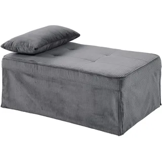 Atlantic Home Collection Multifunktionshocker Finn, Kordbezug, extra breit, 100 x 70 x 43 cm