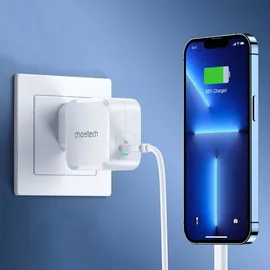 CHOETECH Pd8007 USB-C PD45W Choetech EU (weiß) - Weiß