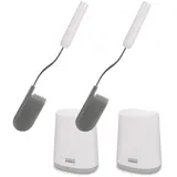 Joseph Joseph WC-Bürste Flex Lite Weiß/Grau 2er Set