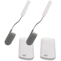 Joseph Joseph WC-Bürste Flex Lite Weiß/Grau 2er Set