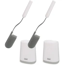 Joseph Joseph WC-Bürste Flex Lite Weiß/Grau 2er Set