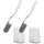 Joseph Joseph WC-Bürste Flex Lite Weiß/Grau 2er Set