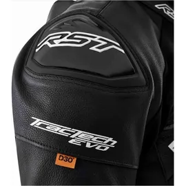 RST Tractech Evo D3O Lederjacke Schwarz/Weiß S