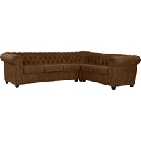 Home Affaire Chesterfield-Sofa »Rysum L-Form«, Chesterfield-Optik, langer Schenkel links oder rechts