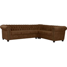 Home Affaire Chesterfield-Sofa »Rysum L-Form«, Chesterfield-Optik, langer Schenkel links oder rechts