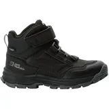 Jack Wolfskin Unisex Kinder Cyrox Texapore Mid Walking-Schuh, Schwarz, 37 EU