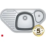 Franke Antea AZN 681-E - 101.0463.878 Edelstahlspüle ungebürstet Einbauspüle