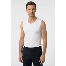 Olymp T-Shirt "Casual", Herren, Gr. XL, weiß, Obermaterial: 94% Baumwolle, 6% Elasthan, unifarben, Basic, schmal, Rundhals, eingefasste Kante, Shirts T-Shirt, Rundhalsausschnitt, Ideal zum Unterziehen