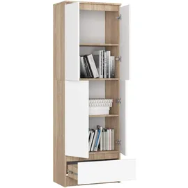 Akord Mehrzweckschrank 60 x 180 x 35 cm Weiß