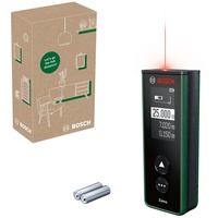 Bosch Home and Garden Bosch Laser-Entfernungsmesser Zamo der 4. Generation (einfaches und präzises Messen bis 25 m, Akkus über USB-C® aufladbar, mit Adapterschnittstelle, im E-Commerce Karton)