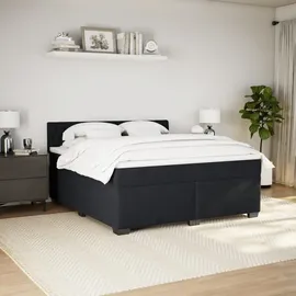 vidaXL Boxspringbett 180 x 200 cm Schwarz