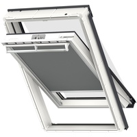 VELUX Vorteils-Set Hitzeschutz Plus DOP Manuell Uni Grau/Schwarz 0705, 66x140 cm (FK08), Alu-Schiene und Haltekrallen,GGU,Manuell,VELUX