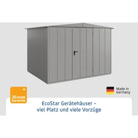 EcoStar Gerätehaus Elegant-S Typ 3 graualuminium Einzeltür