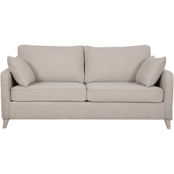 Schlafsofa skandinavisch 3 Plätze naturbeige PAPEL