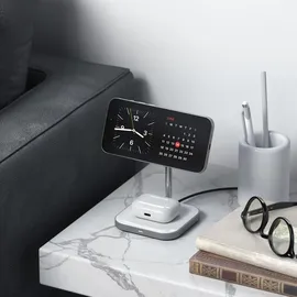 Satechi 2-in-1 Magnetic Wireless Charging Stand