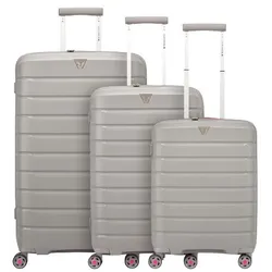 Roncato B-Flying Neon 4 Rollen Kofferset 3-teilig  grau