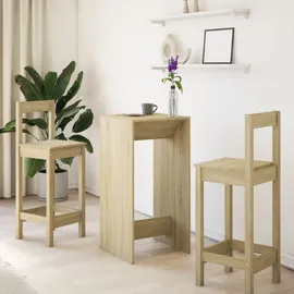 vidaXL Bartisch Sonoma-Eiche 51 x 50 x 103,5 cm Braun