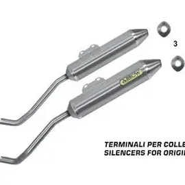 ARROW Auspuff Paar für Yamaha XT 660 R/X Aluminium/Edelstahl