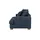 Soho Sessel Franka Webstoff 136 x 87 x 103 cm Blau mit Kissen