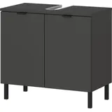 Germania Waschbeckenunterschrank 1980-547 60 x 56 x 34 cm Grau