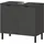 Germania Waschbeckenunterschrank 1980-547 60 x 56 x 34 cm Grau