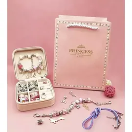 Kruzzel Schmuckset Schmuckbastelset 69 Stück 3 Armbänder 3 Halsketten