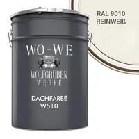 WO-WE Dachfarbe W510 Weiß seidenglänzend 10 l