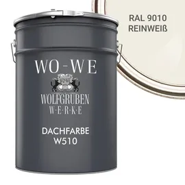 WO-WE Dachfarbe W510 Weiß seidenglänzend 10 l