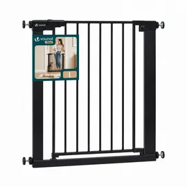 VOUNOT Treppenschutzgitter 75-82 cm Schwarz