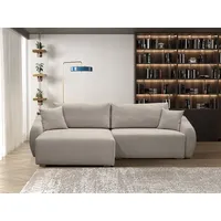 Fun Möbel Ecksofa Designersofa Sofa ELISE in Stoff Wind,