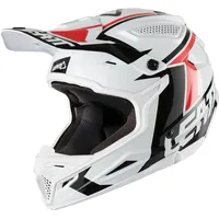 Leatt GPX 4.5 V20 Motocross Helm, schwarz-weiss, Größe 2XL