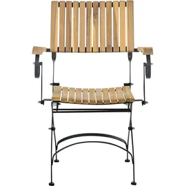 Beliani Bistro Set 3-tlg. Hellbraun