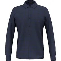 Salewa Fanes Flannel Langarmhemd Navy/Black Out L