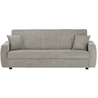 smart Schlafsofa   Antonella  , grau , Maße (cm): B: 225 H: 84 T: 91.0