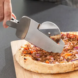 InnovaGoods 4-in-1 Pizzaschneider Edelstahl Silber