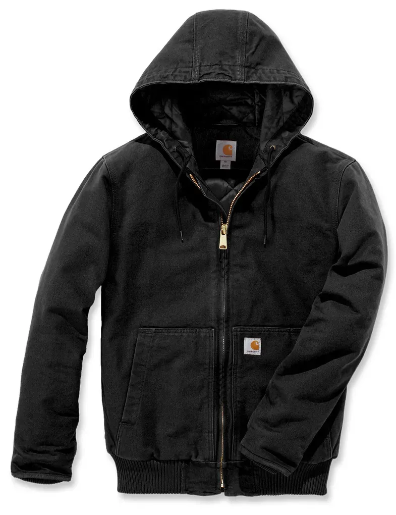 Carhartt Duck Active Jas, zwart, L Voorman