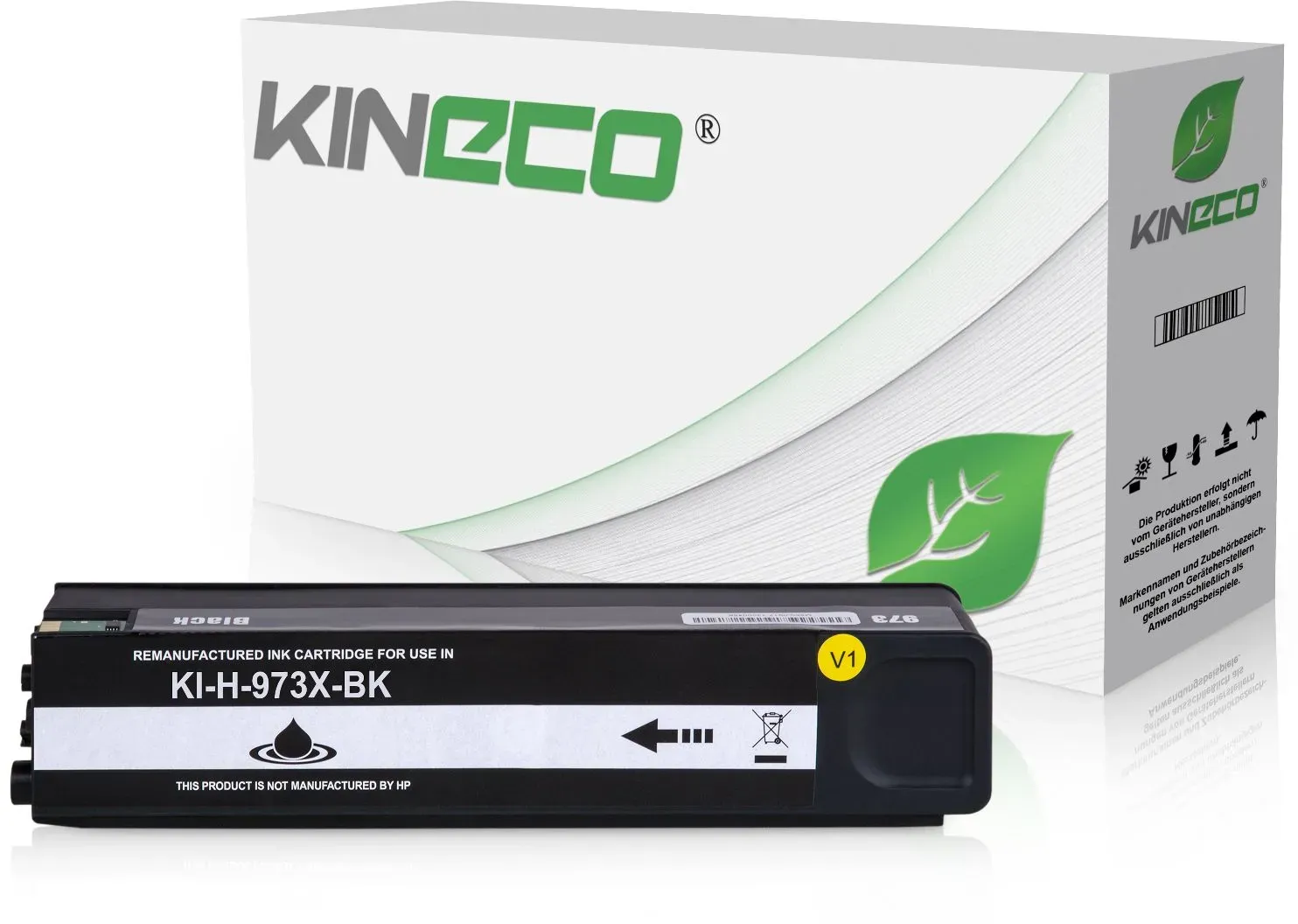 Tintenpatrone kompatibel zu HP 973X L0S07AE XL Schwarz