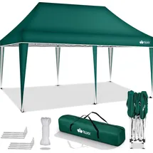 tillvex Faltpavillon 3 x 6 m Grün