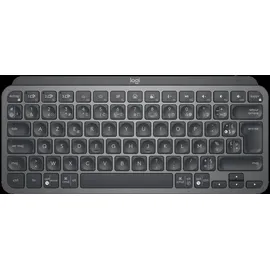 Logitech MX Keys Mini for Business Graphite, schwarz, LEDs weiß, Logi Bolt, USB/Bluetooth, FR (920-010599)