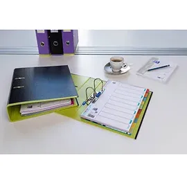 Oxford myColour Strong-Line Ordner schwarz Kunststoff 8,0 cm DIN A4