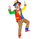 Tectake tectake® Kinder - Teenkostüm Clown Sockenschuss