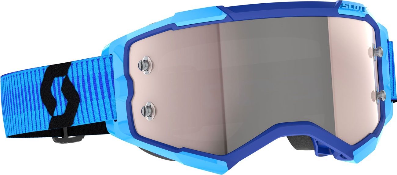 Scott Fury 1034269, lunettes miroirs - Bleu Clair/Bleu/Noir Argent Réfléchissant - Taille unique