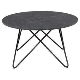 VCM Wyre Schwarz Marmor Ø80 cm