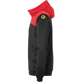 Kempa Emotion 2.0 Kapuzenjacke schwarz/rot/gelb XXL